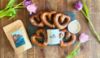 Picture of Heart Shaped Bavarian Soft Pretzel and Coffee Box