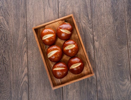 Picture of Pretzel hamburger buns