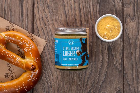 Picture of Milwaukee Pretzel Stone Ground Lager Mustard