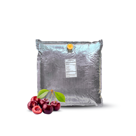 Picture of 4.4 Lb Dark Sweet Cherry Aseptic Fruit Purée Bag Bag of Fruit Purée (4.4Lb)