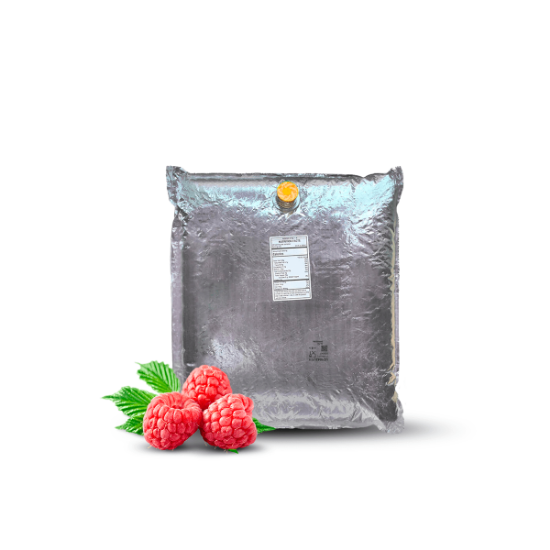 Picture of 11 Lb Raspberry Aseptic Fruit Purée Bag