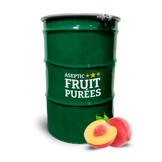 Picture of 440 Lbs Peach Fruit Aseptic Fruit Purée Drum
