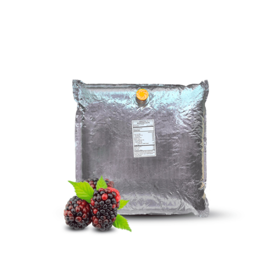 Picture of 4.4 Lb Blackberry (Andean Variety) Aseptic Fruit Purée Bag Bag of Fruit Purée (4.4Lb)