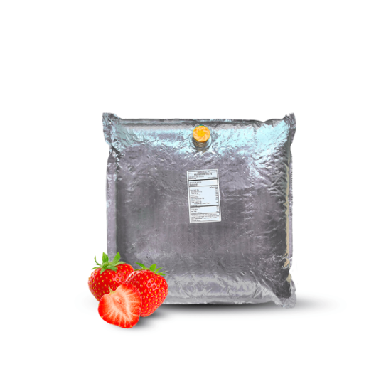 Picture of 4.4 Lb Strawberry Aseptic Fruit Purée Bag Bag of Fruit Purée (4.4Lb)