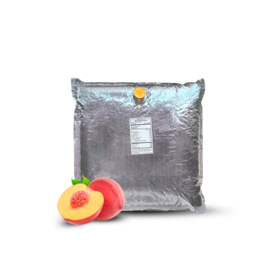 Picture of 4.4 Lb Peach Aseptic Fruit Purée Bag