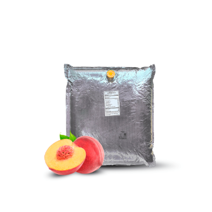 Picture of 11 Lb Peach Aseptic Fruit Purée Bag