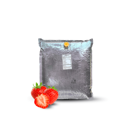 Picture of 11 Lb Strawberry Aseptic Fruit Purée Bag