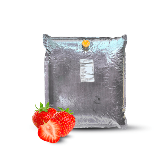 Picture of 44 Lb Strawberry Aseptic Fruit Purée Bag
