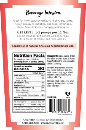 Picture of Cosmopolitan Beverage Infusion