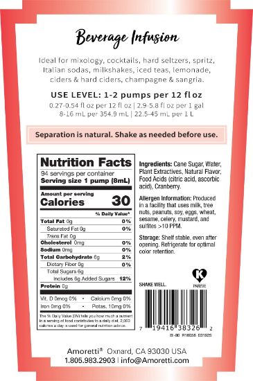 Picture of Cosmopolitan Beverage Infusion