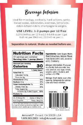 Picture of Cranberry Beverage Infusion