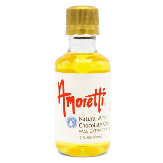 Picture of Natural Mint Chocolate Chip Extract Water Soluble 2 oz