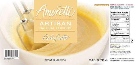 Picture of Natural Cake Batter Artisan Flavor