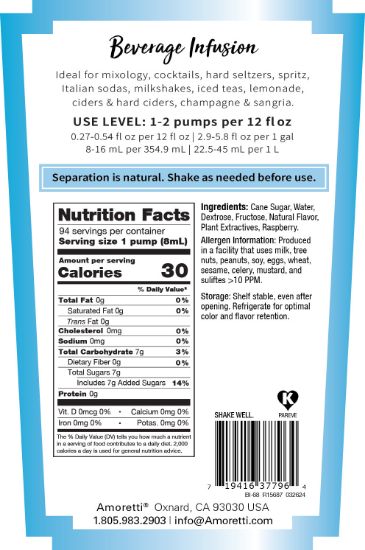 Picture of Blue Raspberry Beverage Infusion