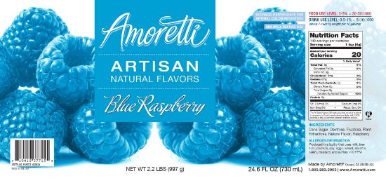 Picture of Natural Blue Raspberry Artisan Flavor