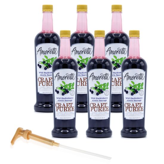 Picture of Wild Huckleberry Craft Puree® 750 mL 6-pack