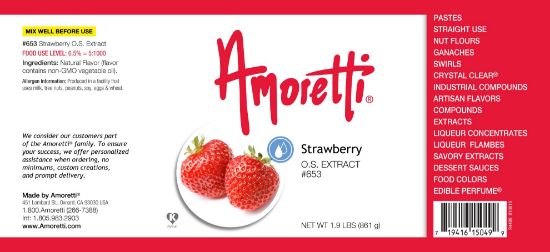 Picture of Strawberry Extract Oil Soluble 7 lbs