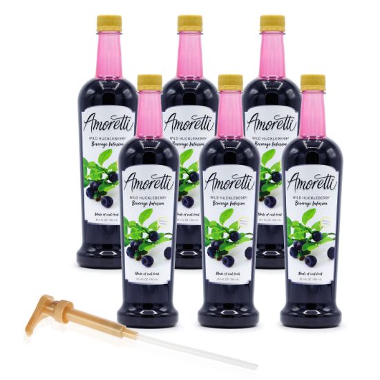 Picture of Wild Huckleberry Beverage Infusion 750 mL 6-Pack