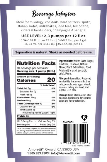 Picture of Plum Beverage Infusion