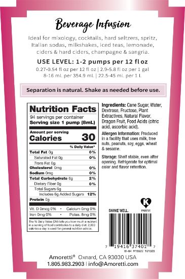 Picture of Dragon Fruit Beverage Infusion