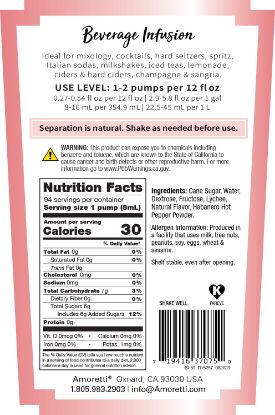 Picture of Spicy Lychee Beverage Infusion