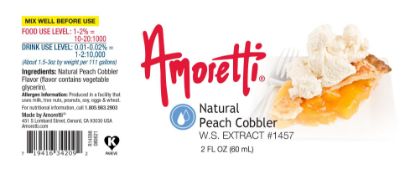 Picture of Natural Peach Cobbler Extract Water Soluble