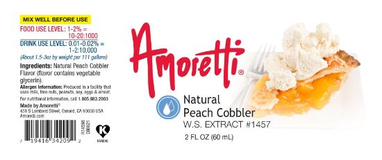 Picture of Natural Peach Cobbler Extract Water Soluble