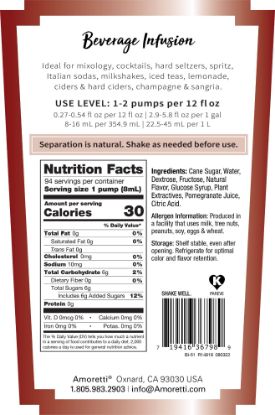 Picture of Pomegranate Grenadine Beverage Infusion