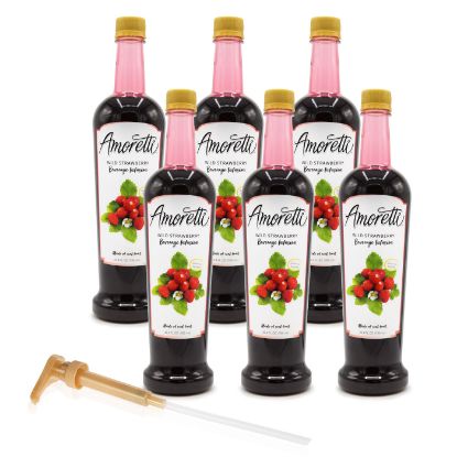 Picture of Wild Strawberry Beverage Infusion 750 mL 6-pack