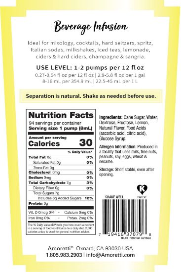 Picture of Limoncello Lavender Beverage Infusion