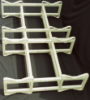 Picture of 4 barrel double bar rack  -mild steel powder