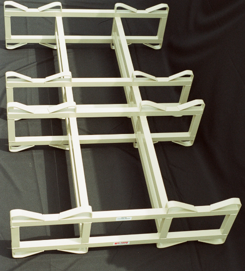 Picture of 4 barrel double bar rack  -mild steel powder