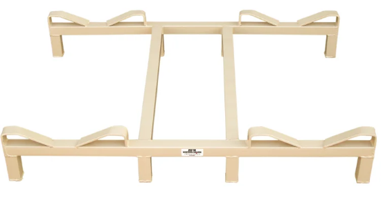 Picture of Half Rack 2 barrel floor rack  -mild steel powder