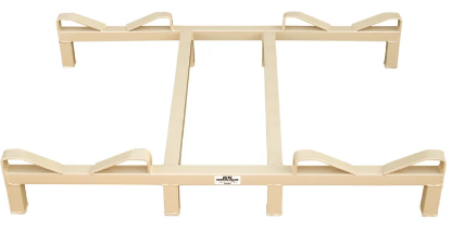 Picture of Half Rack 2 barrel floor rack - Stainless Steel