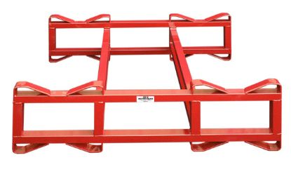 Picture of 500L 2 barrel Puncheon Rack  -mild steel powder