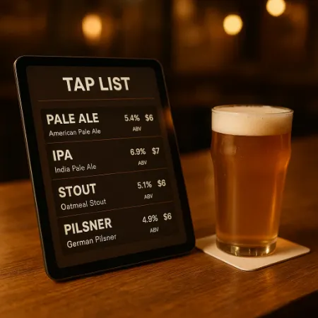 Picture for category Digital Menu and Brewery POS System for Taprooms