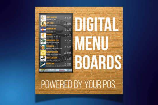 Picture of Digital Menu Boards – Yearly  $252/yr  ($21/mo)