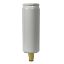 Picture of Tap Handle, Wood, Slim Can White / Gold Plated