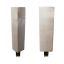 Picture of Tap Handle, Wood, Tapering, 3-sided Natural / Gold Plated