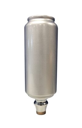 Picture of Tap Handle, Wood, Tallboy Can Silver Plated