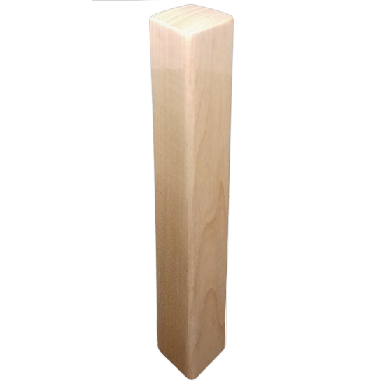 Picture of Tap Handle, Wood, Tall Four-Sided Natural