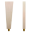 Picture of Tap Handle, Wood, STS Natural / Gold Plated