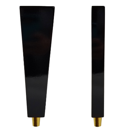 Picture of Tap Handle, Wood, STS Black / Gold Plated