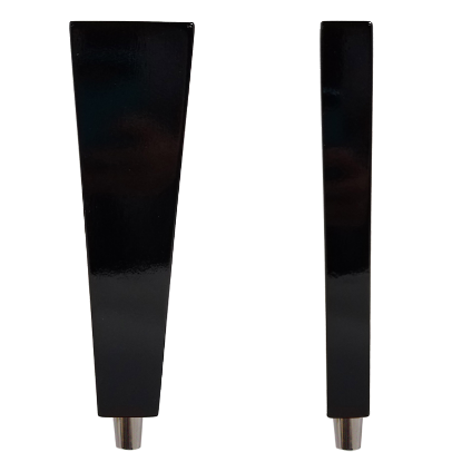 Picture of Tap Handle, Wood, STS Black / Silver Plated