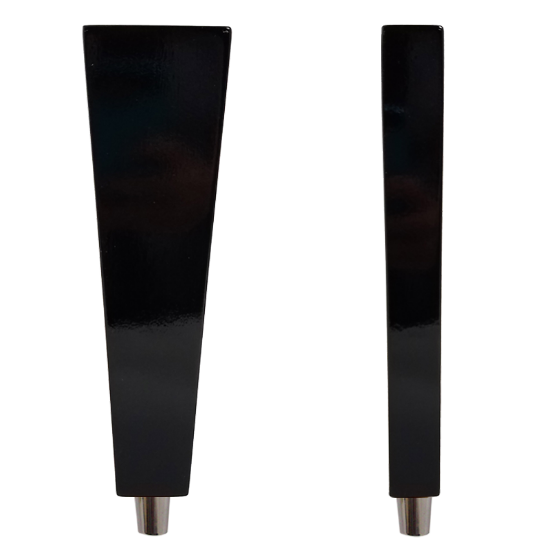 Picture of Tap Handle, Wood, STS Black / Silver Plated