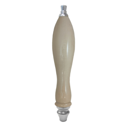 Picture of Tap Handle, Wood, Pub-Style, No Shield Natural / Silver Plated / None
