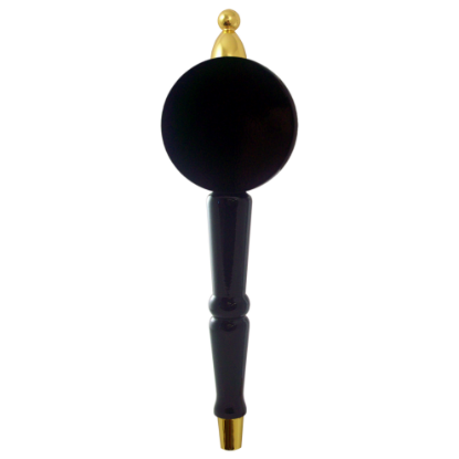 Picture of Tap Handle, Wood, BR on RH Spindle Black / Gold Plated