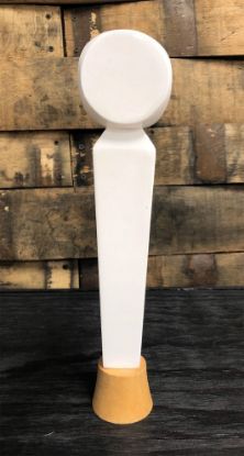 Picture of Tap Handle, Halo, White Urethane