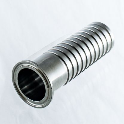 Picture of 1.5" Tri-Clamp to 1.5" Hose Barb Long