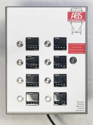 Picture of Fermentation Control Panel Box - Fits up to 8 PIDs